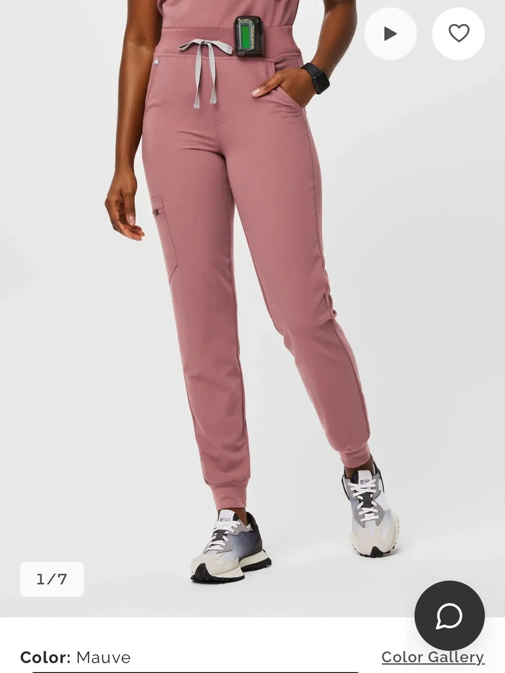 Mauve Figs Zamora High Waisted XXS/P